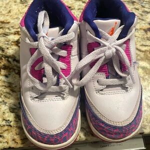 Toddler girl Nike Jordan’s.
